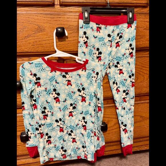 Little Sleepies Mickey Winter Wonderland 2 piece, 3T - Picture 1 of 6